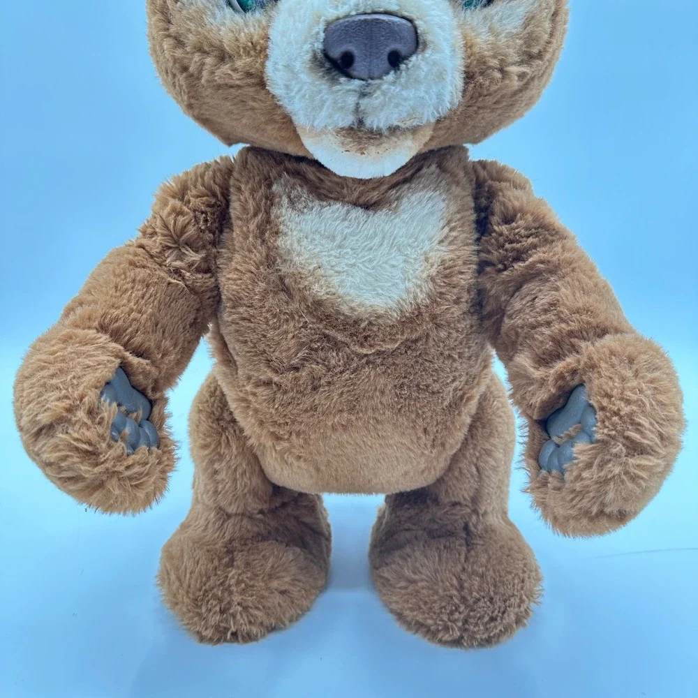 FurReal Friends Cubby the Curious‎ Bear Interactive Plush Teddy Bear Brown Works